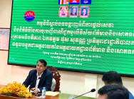 លោក សុខ សុវណ្ណ ដឹកនាំអ្នកសារព័តមាន ស្ដាប់ការបង្ហាញ ការចុះបញ្ជីពាណិជ្ជកម្ម លើវិស័យព័ត៌មាន ដែលជាការកង្វល់ របស់អ្នកសារព័ត៌មាន នៅទីស្ដីការ ក្រសួងព័ត៌មាន