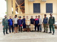 ជនសង្ស័យ៩នាក់ ពាក់ព័ន្ធករណី លួចបូមប្រេងរថយន្ត និងគ្រឿងចក្រលក់ ត្រូវបានសមត្ថកិច្ចចុំរុះ បង្ក្រាបនិងឃាត់ខ្លួន