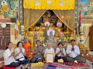 ពិធីបុណ្យអភិសេក និងសម្ពោធឆ្លងកុដិ នៅវត្តចន្ទសុរិយា ហៅវត្តក្រឡាញ់ ស្ថិតក្នុងឃុំអូរឫស្សី ស្រុកកំពង់ត្រឡាច ខេត្តកំពង់ឆ្នាំង