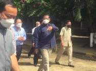 ពិធីបញ្ចុះបឋមសីលា ក្រោមអធិបតីភាពដ៏ខ្ពង់ខ្ពស់ សម្តេចក្រឡាហោម ស ខេង ឧបនាយករដ្ឋមន្ត្រី រដ្ឋមន្ត្រីក្រសួងមហាផ្ទៃ នៅអនុវិទ្យាល័យ សោ ហឺ ក្រុងបាត់ដំបង