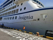 នាវាទេសចរណ៍បរទេស ០១គ្រឿង នាំភ្ញៀវទេសចរជិត ៦០០នាក់ ចូលចត កំពង់ផែស្វយ័តក្រុងព្រះសីហនុ