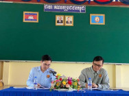 ក្រុមការងារចុះជួយស្រុកគាស់ក្រឡ បើកកិច្ចប្រជុំ ពង្រឹងសកម្មភាពការងារ ត្រៀមលក្ខណៈសម្រាប់ ការបោះឆ្នោតជ្រើសតាំងតំណាងរាស្រ្ត នីតិកាលទី៧ ឆ្នាំ២០២៣