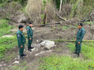 នៅស្រុករតនៈមណ្ឌល បុរសម្នាក់ យកគ្រាប់មិនទាន់ផ្ទុះមកដំ បណ្តាលឲ្យផ្ទុះ រងរបួសធ្ងន់