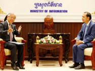 រដ្ឋមន្ត្រីក្រសួងព័ត៌មាន ស្នើសុំភាគីជប៉ុន ជួយក្រសួងព័ត៌មានកម្ពុជា លើការធ្វើទំនើបកម្មប្រព័ន្ធផ្សព្វផ្សាយ