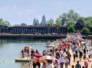 ភ្ញៀវទេសចរជាតិ ដើរកម្សាន្តក្នុងទូទាំងប្រទេស ចំនូន ១.៨៩លាននាក់ ខណភ្ញៀវទេសចរបរទេស មានចំនួនកើនទ្បើងជាង៩០% នាឱកាសពិធីបុណ្យភ្ជុំបិណ្ឌ