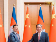 សម្ដេចមហាបវរធិបតី ហ៊ុន ម៉ាណែត ជួបពិភាក្សាការងារជាមួយ ឯកឧត្តម លី ឈាង (Li Qiang) នាយករដ្ឋមន្ត្រី នៃសាធារណរដ្ឋប្រជាមានិតចិន