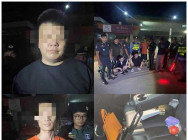 ករណីប្រើកាំភ្លើង AK47 បាញ់គំរាមគូទំនាស់នៅមជ្ឈមណ្ឌល រតនៈសម្បត្តិ រាជធានីភ្នំពេញ  នគរបាលឃាត់ខ្លួនជនដៃដល់ជនជាតិចិន ៣នាក់ ខ្មែរ១នាក់ នៅបន្ទាយមានជ័យ