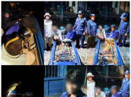 បង្ក្រាបបទល្មើសនេសាទ ដោយប្រើឧបករណ៍ឆក់ត្រី នៅខេត្តកំពង់ឆ្នាំង ត្រូវបានបង្ក្រាបដោយ មន្ត្រីជលផលផ្សារឆ្នាំង