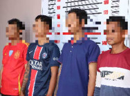 ជនសង្ស័យ៤នាក់ ពាក់ព័ន្ធករណីហិង្សាដោយចេតនា ត្រូវបានកងរាជឣាវុធហត្ថខេត្ត បញ្ជូនទៅ សាលាដំបូងខេត្ត ឣនុវត្តតាមនីតិវិធី