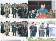 ឯកឧត្តម នាយឧត្តមសេនីយ៍ ស ថេត អគ្គស្នងការនគរបាលជាតិ បន្តចុះជួបសំណេះសំណាល និងសួរសុខទុក្ខ កងកម្លាំងនគរបាលការពារព្រំដែនប្រចាំទិសភូមិភាគទី៤ នាឱកាសពិធីបុណ្យចូលឆ្នាំថ្មី នាពេលខាងមុខ