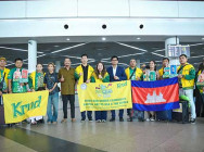 កីឡាករ កីឡាការិនី ធ្វើដំណើរទៅ សហរដ្ឋអាមេរិកលើកទី២  ដើម្បីចូលរួមក្នុង ព្រឹត្តិការណ៍គ្រុឌគុនខ្មែរអន្តរជាតិ KRUD KUN KHMER TO USA 2