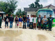 នគរបាល ខេត្តបន្ទាយមានជ័យ បន្តសហការ ដឹកជញ្ចូន ពលករខ្មែរ វិលទៅកាន់លំនៅដ្ឋាន