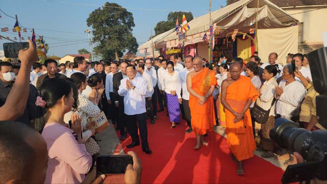 ស​​​ម្តេ​​​ច​​​​​​​​​វិ​​​បុ​​​​​​​​ល​​​​​​សេ​​​​​​​នា​​​​​​​​ភ​​​ក្តី​​​​​​​​​​​​ ​​​​​​​​​​​​​​​​​​​​​​​​​​​​​សា​​​​​​​យ​​​​​​ ​​​​​​​ឈុំ​​​​ ​ប្រ​មុ​ខ​រ​ដ្ឋ​ស្តី​ទី​ ​៖​ ​​ព្រះ​​ពុ​​​​​ទ្ធ​​​សា​​​ស​​នា​​​ ត្រូ​​​​វ​​​បា​​​ន​​​រ​​​​ស់​​​ឡើ​ង​​​វិ​​​ញ​​ ​ជា​​​មួ​​​យ​​​នឹ​​​ង ​​កា​​​​រ​​​រ​​​ស់​​​ឡើ​​ង​​​វិ​​​ញ ​​រ​​​ប​​​ស់​​​​ប្រ​​​ទេ​​​ស​​​​ជា​​​តិ​​​ ​​​និ​​​​ង​​​ប្រ​​​ជា​​​ជ​​​ន​​​​​​ ​និ​ង​ ​​​ស្នើ​ដល់​ ប្រ​​ជា​ព​ល​រដ្ឋ ខេ​ត្ត​កោះ​​កុ​ង​ ប​ន្ត​រួ​ម​​គ្នា ​ថែ​​​រ​ក្សា​សុ​ខ​ស​ន្តិ​ភា​ព ឱ្យ​រឹ​ង​មាំ​ជា​និ​ច្ច​