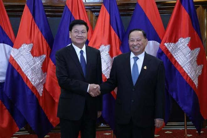 កម្ពុជា​ ឡា​វ​ ​នឹង​ជំ​​រុ​ញ​ ​កា​រ​បោះ​ប​ង្គោ​ល​ព្រំ​ដែន​ រ​វា​ង​ប្រ​ទេ​ស​ទាំ​ង​​ពីរ ឱ្យ​បា​ន​​១​០​០​ភា​គ​រ​យ​ ​ក្នុ​ង​ពេ​ល​​ដ៏​ខ្លី​ ខា​ង​មុ​ខ​នេះ​