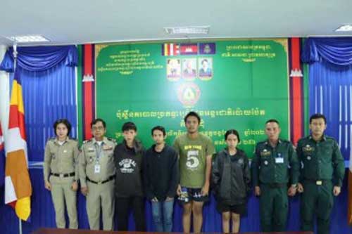 ជនជា​តិ​​ថៃ​០​៤​នា​ក់ ពា​ក់​ព័​ន្ធ​ប​ទ​​ល្មើស​ លួ​​ច​ឆ្ល​ង​ដែ​ន និ​​ង​ស្នា​ក់​នៅធ្វើ​កា​រ​ងា​រ​ខុ​ស​ច្បា​ប់ ត្រូ​វ​បា​​ន​ប​ណ្ដេ​ញ​ចេ​ញ​ពី​ក​ម្ពុ​ជា​ តា​ម​ច្រ​ក​ប៉ោ​យ​ប៉ែ​ត​