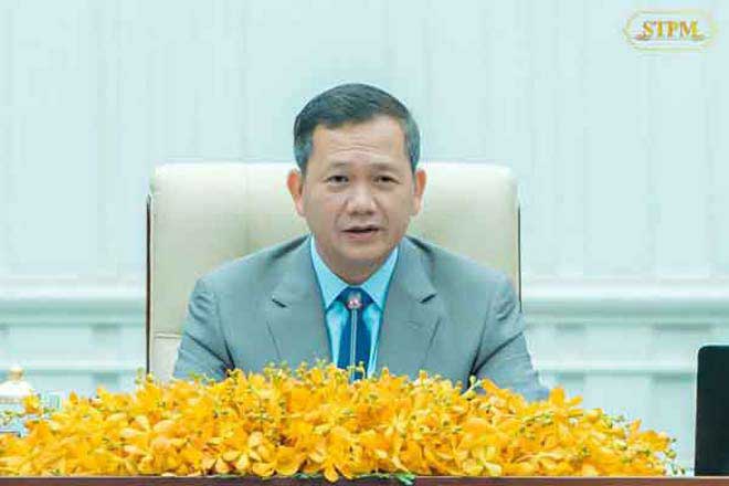 សម្តេចបវរធិបតី ហ៊ុន ម៉ាណែត គូសរំលេច គោលជំហរមិនផ្លាស់ប្តូរ ពាក់ព័ន្ធនឹង បញ្ហាព្រំដែនកម្ពុជា-ថៃ