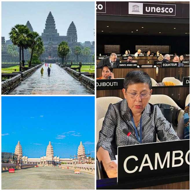 កម្ពុជា​ ​​ប្រា​ប់​ពី​ក​ង្វ​ល់​ទៅ​ ​​U​N​E​S​C​O​ ​​ពា​ក់​ព័​ន្ធ​នឹ​ង​ សំ​ណ​​ង់​ច​ម្ល​ង​ដ៏​ធំ តា​ម​​គំ​រូ​ប្រា​សា​ទ​អ​ង្គ​​រ​វ​ត្ត ​នៅ​ក្នុ​ង​ខេ​​ត្ត​បុ​រី​រ​ម្យ​ ​រ​​ប​ស់​ប្រ​ទេ​ស​ថៃ​