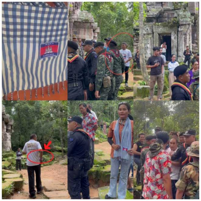 ទាហា​ន​សៀ​​មនិងព​ល​​រដ្ឋ​ថៃ​ ហា​មនិ​ង​ប​ង្ក​​ជ​ម្លោះ ដ​ល់​ព​ល​រ​ដ្ឋ​ខ្មែរ ដែ​ល​ឡើ​ង​ទ​ស្ស​នា ប្រា​​សា​ទ​តា​ក្របី ៖ ​បង្ហាញភា​ព​គ​ឃ្លើន​ ប​ង្ក​រឿង​និ​ង សា​រ​ជា​តិ​​អា​ក្រ​ក់​ជួ​រ​ជាតិ របស់ថៃ