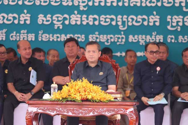 សម្តេចមហាបវរធិបតី ហ៊ុន ម៉ាណែត៖ គណបក្សប្រជាជនកម្ពុជា បានជួយសង្គ្រោះជីវិតប្រជាពលរដ្ឋច្រើនណាស់ ដោយសារសម្តេចតេជោ ហ៊ុន សែន ចាត់ទុកជីវិតប្រជាពលរដ្ឋកម្ពុជាជាធំ
