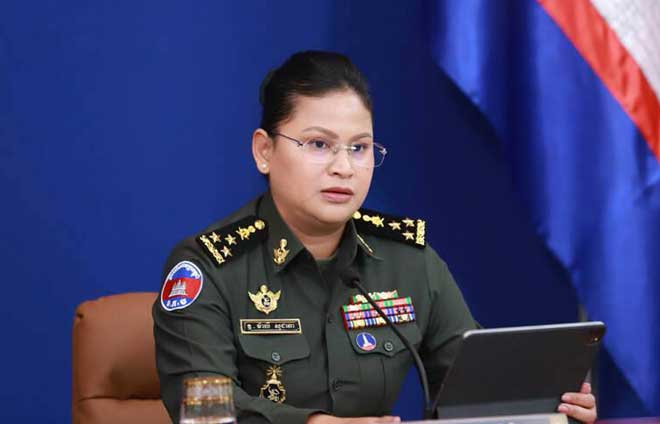 អ្នកនាំ​ពា​ក្យ​​ក្រ​សួ​ង​កា​រ​ពា​រ​ជា​តិ​ក​ម្ពុ​ជា​ ​៖​ ​កា​រ​ដើ​រ​ជា​ន់​មី​ន រ​ប​​ស់​ទា​ហា​ន​ថៃ​ ​គឺ​ជា​កា​រ​រៀ​ប​ចំ​ទុ​ក​ជា​មុ​ន ពី​​សំ​ណា​ក់​ថៃ​ខ្លួ​ន​ឯ​ង​ ​ដើ​ម្បី​យ​ក​ជា​លេ​ស ឈ្លា​ន​ពា​ន​​ក​ម្ពុ​ជា​